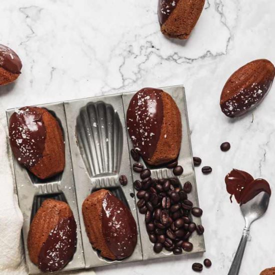 Chocolate Espresso Madeleines - Recipe photo by barleyandsage