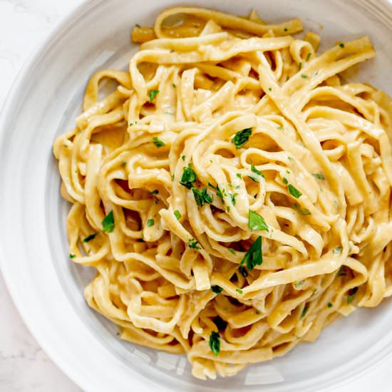 VEGAN BUTTERNUT SQUASH CHEESE SAUCE - Recipe photo by Whisk in Wellness