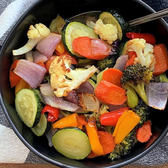 BEST Roasted Vegetables - Recipe photo by agoudalife