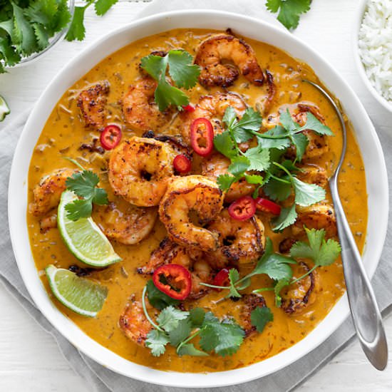 Coconut Curry Shrimp - Recipe photo by thecozyapron