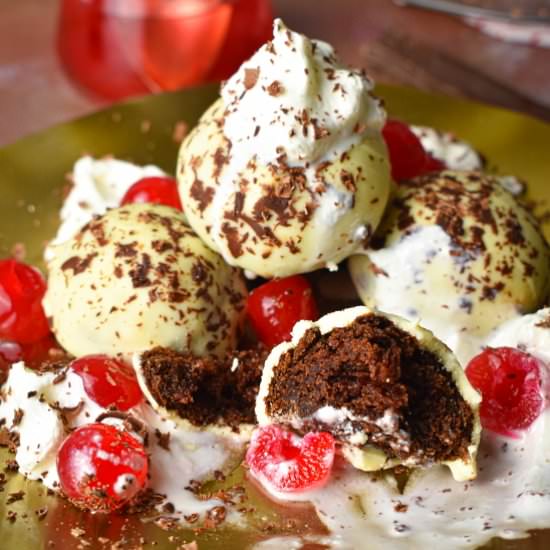 Black Forest Cake Balls - Recipe photo by inthekitchnet