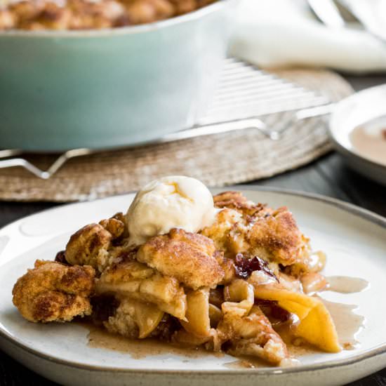 Apple Crisp w/ Snickerdoodle Crumbl - Recipe photo by themarblekitchen