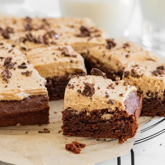 Espresso Brownies - Recipe photo by themarblekitchen