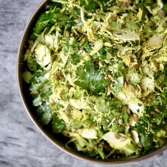 Kale Winter Salad - Recipe photo by simmerandsauce
