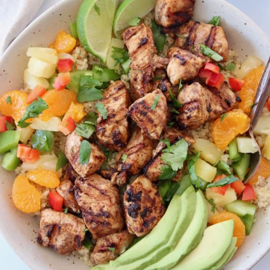 Jerk Chicken Bowls - Recipe photo by Bowls Are The New Plates