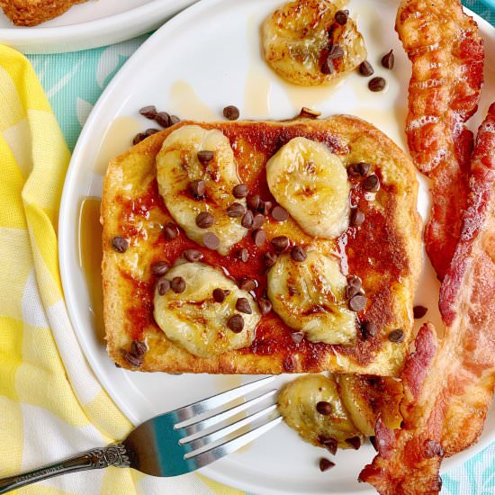 Chunky Monkey French Toast - Recipe photo by Theyummymuffin