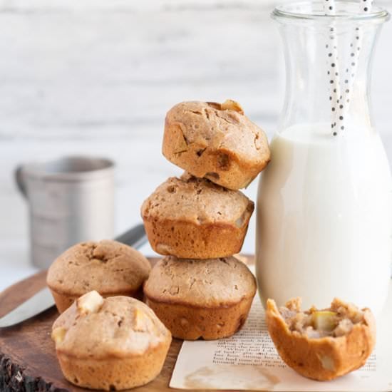Spiced Pear Muffins - Recipe photo by islandbakes