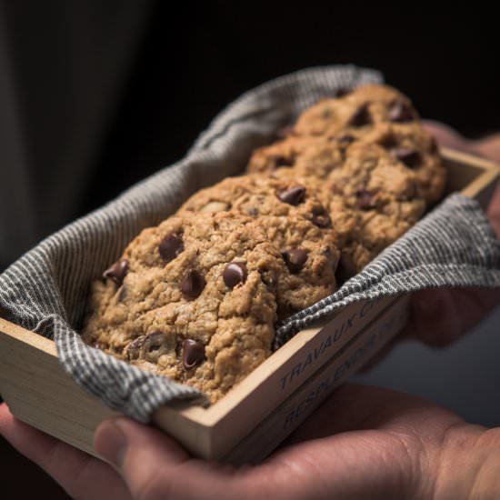 Chocolate Chip Wheat Germ Cookies - Recipe photo by beyondkimchee