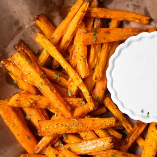 Air Fryer Carrots - Recipe photo by pipingpotcurry