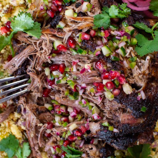 Slow Cooked Moroccan Lamb - Recipe photo by AnotherFoodBlogger