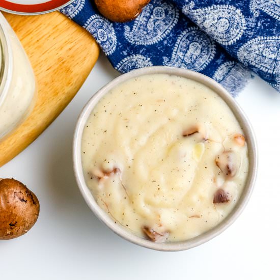 Cream of Mushroom Soup - Recipe photo by FoodFolksandFun