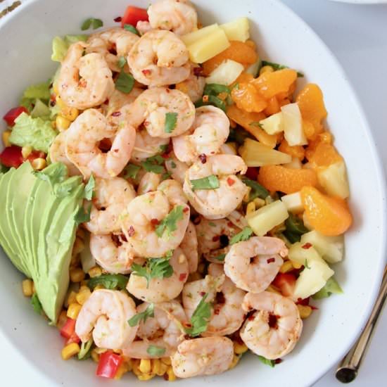Jerk Shrimp Salad - Recipe photo by Bowls Are The New Plates