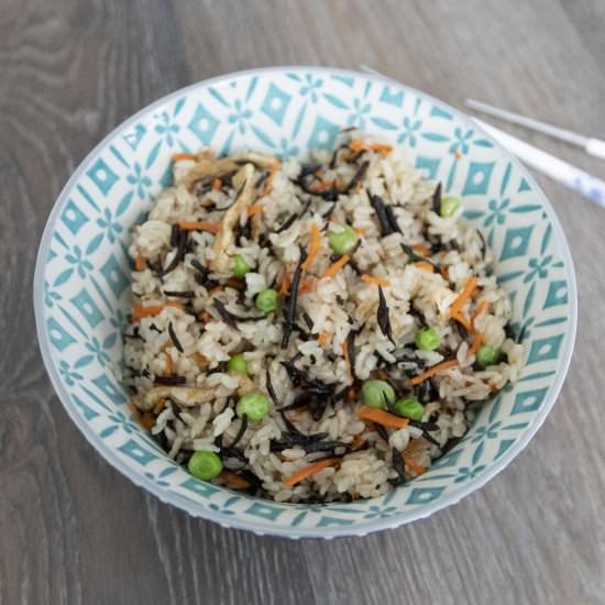 Hijiki no takikomi gohan - Recipe photo by foodmakesmehappy