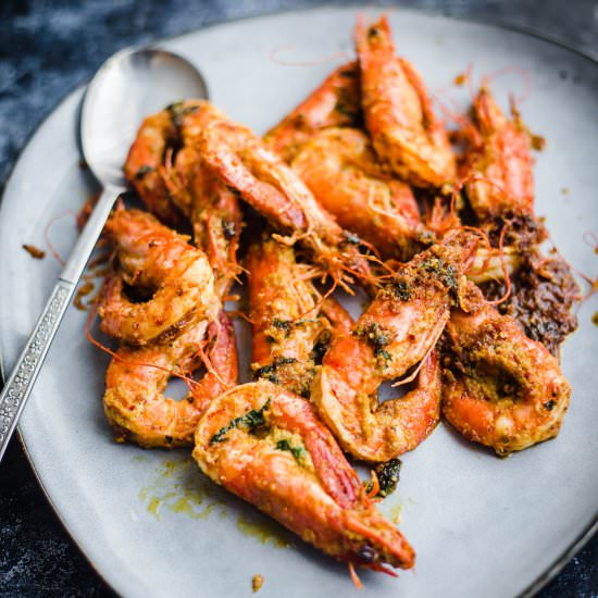 Tandoori Prawns - Recipe photo by tiffinandteaofficial