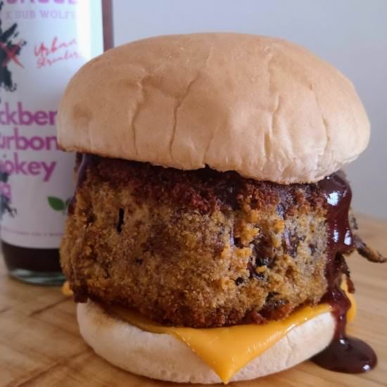 12hour smoked beef short rib burger - Recipe photo by robbishfood