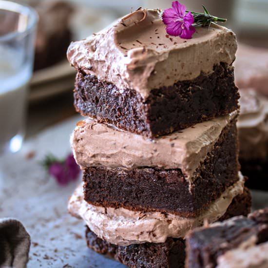 Baileys Irish Cream Brownies - Recipe photo by URBANBAKES