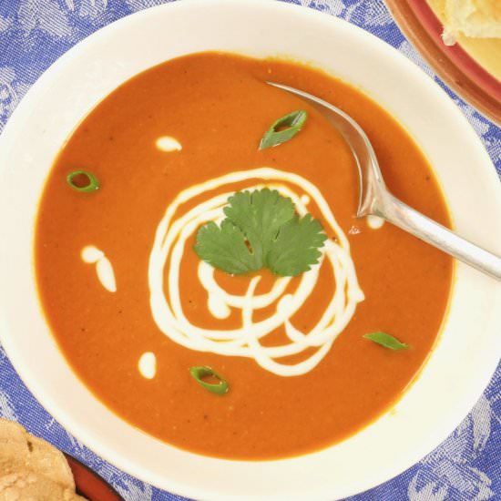 Indian Spiced Tomato Soup - Recipe photo by MyIndianStove