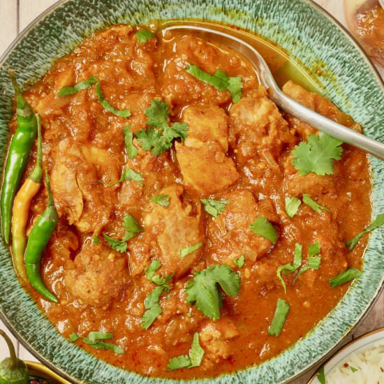 Weeknight IP Chicken Vindaloo - Recipe photo by MyIndianStove