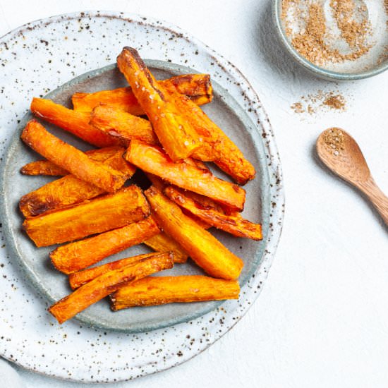 Moroccan Air Fryer Carrots - Recipe photo by Mrs Jones Kitchen