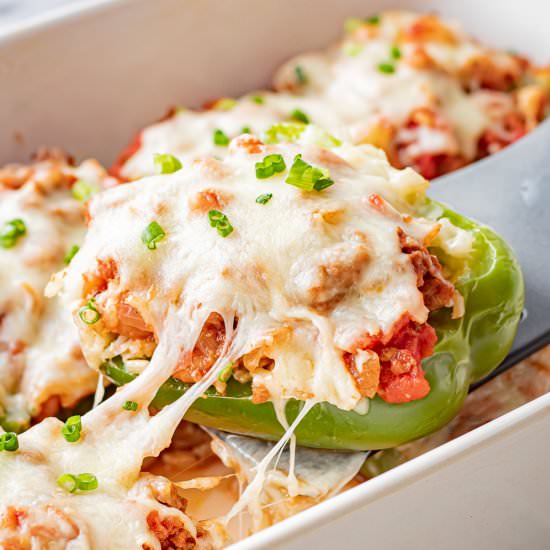 Ground Beef Stuffed Peppers - Recipe photo by eatdessertsnack