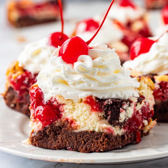 Cherry Cheesecake Brownies - Recipe photo by eatdessertsnack