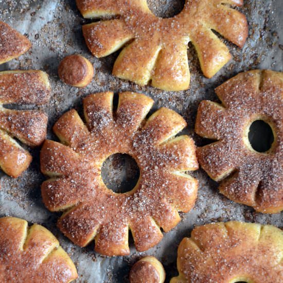 Baked Sun donuts - Recipe photo by Foodohfood