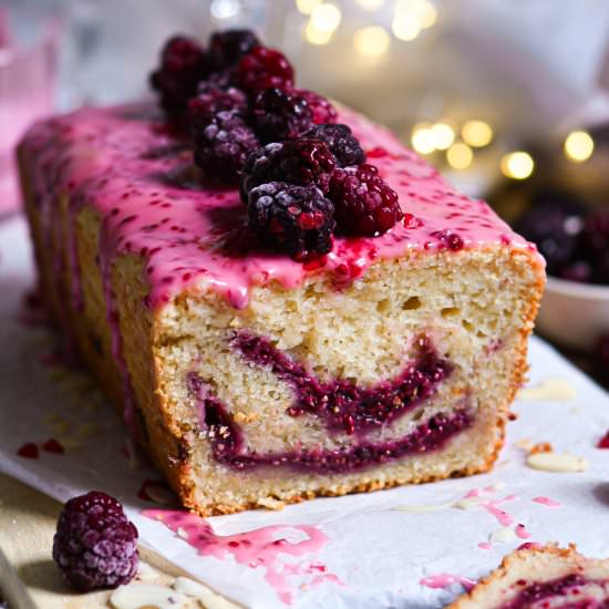 Vegan Lemon, Blackberry Pound Cake - Recipe photo by BarbaraFrenchVegan
