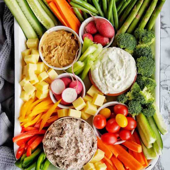 Crudité Platter - Recipe photo by SweetCaramelSunday