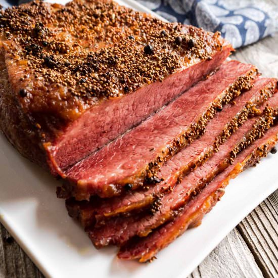 Baked Corned Beef Brisket Recipe - Recipe photo by HostessAtHeart