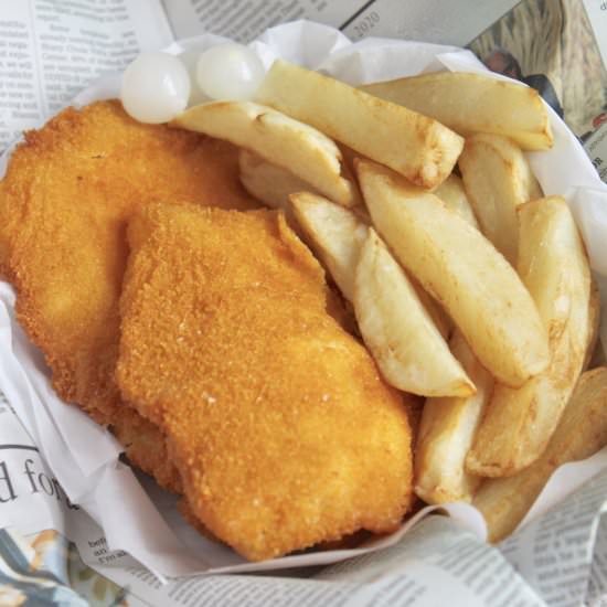 fish and chips - Recipe photo by christinascucina