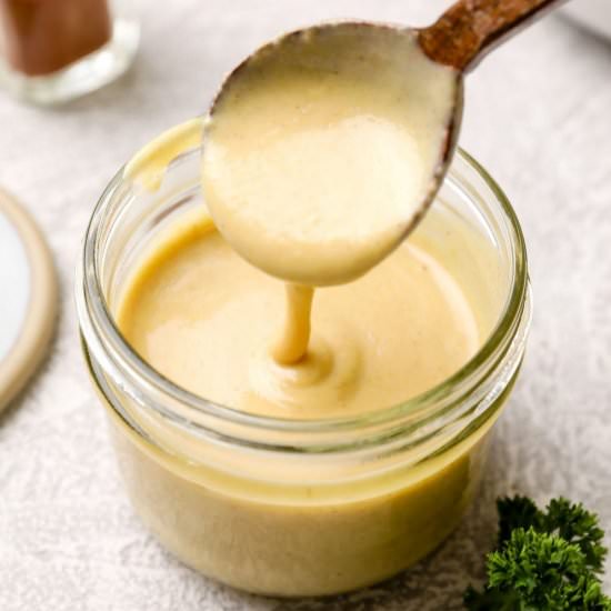 Easy Maple Tahini Dressing - Recipe photo by Darn Good Veggies
