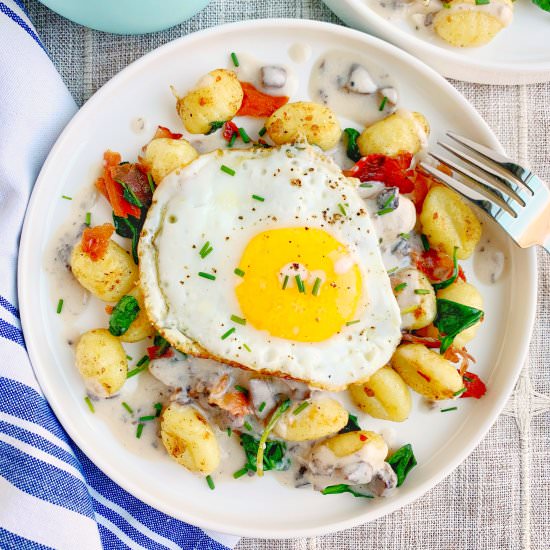 Breakfast Gnocchi - Recipe photo by Theyummymuffin