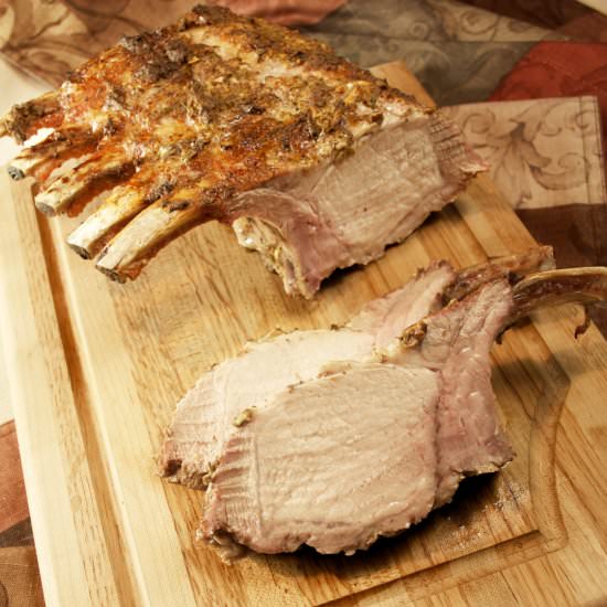 Herb-Roasted Rack of Pork - Recipe photo by Flipped-Out Food