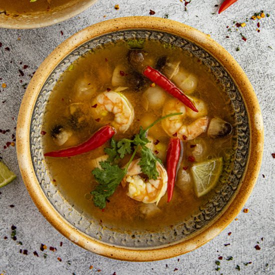 Tom Yum Soup - Recipe photo by ChiliPepperMadness