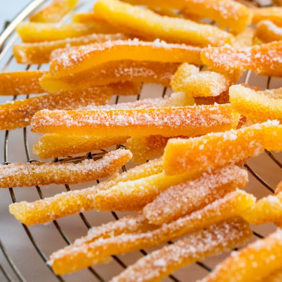 Candied Citrus Peel - Recipe photo by garlic and zest