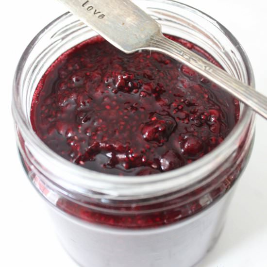 Easy chia jam - Recipe photo by kneadtocook