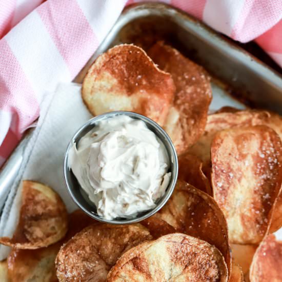 Pan Fried Potato Chips - Recipe photo by FunnyLoveLindsay
