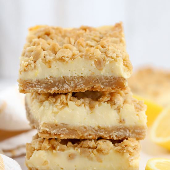 Lemon Crumb Bars - Recipe photo by Celebrating Sweets