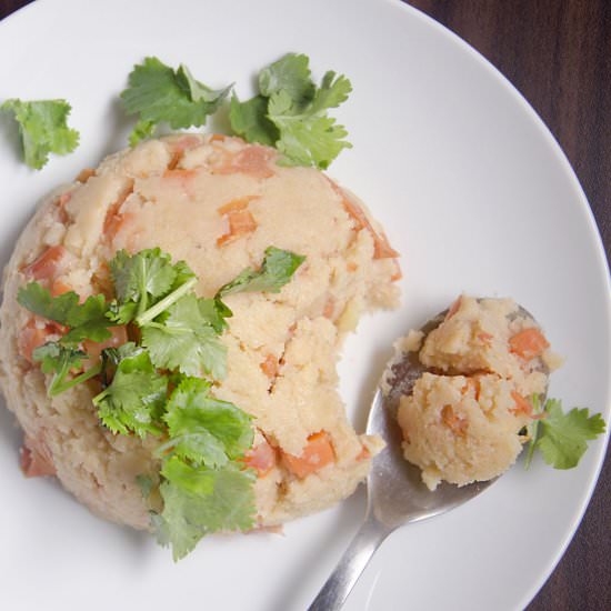 Indian Fusion Uppuma Semolina - Recipe photo by Hungry PeePor