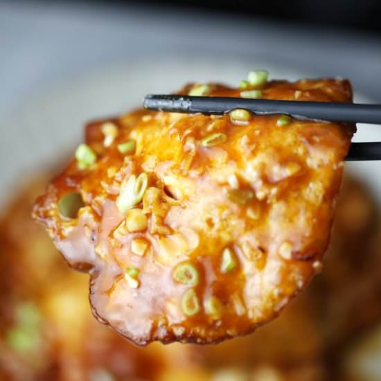 CHINESE EGG FRIED W/SWEET SOUR SAUCE - Recipe photo by adailyfood