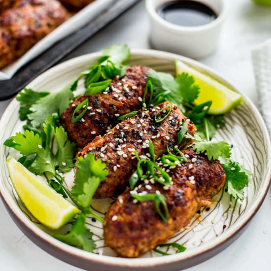 Thai Beef Koftas - Recipe photo by PantsDownApronsOn
