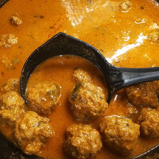 Anglo Indian Meat Ball Curry - Recipe photo by The Inspirational Nook