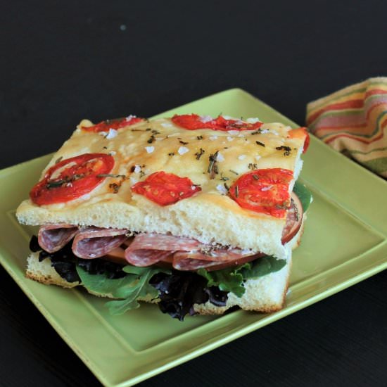 TOMATO FOCACCIA - Recipe photo by TwoBitTart
