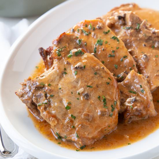 Crock Pot Pork Chops - Recipe photo by giftofhospitality