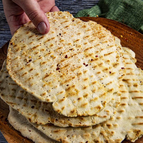 Homemade Flatbread Recipe - Recipe photo by ChiliPepperMadness