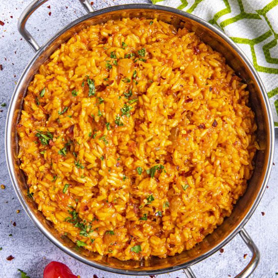 Jollof Rice - Recipe photo by ChiliPepperMadness