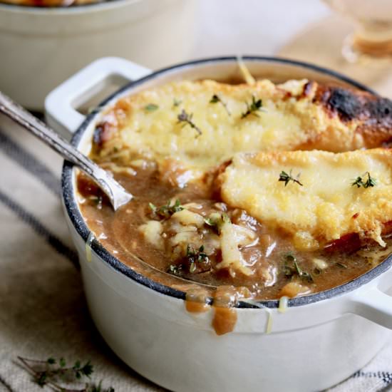 French Onion Soup for Two - Recipe photo by fromachefskitchen