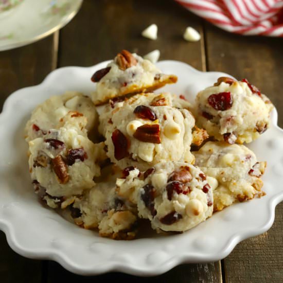Cranberry Cookies - Recipe photo by Grits and Pinecones