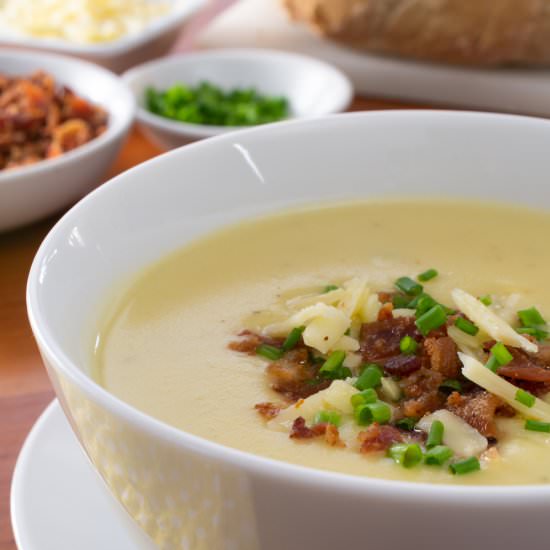 Best Potato Leek Soup - Recipe photo by For the Love of Cooking
