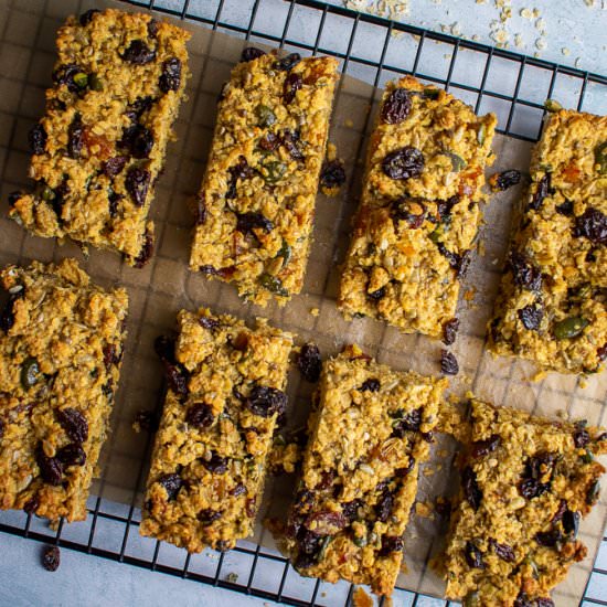 Fruit Flapjacks - Recipe photo by donnadundasblog